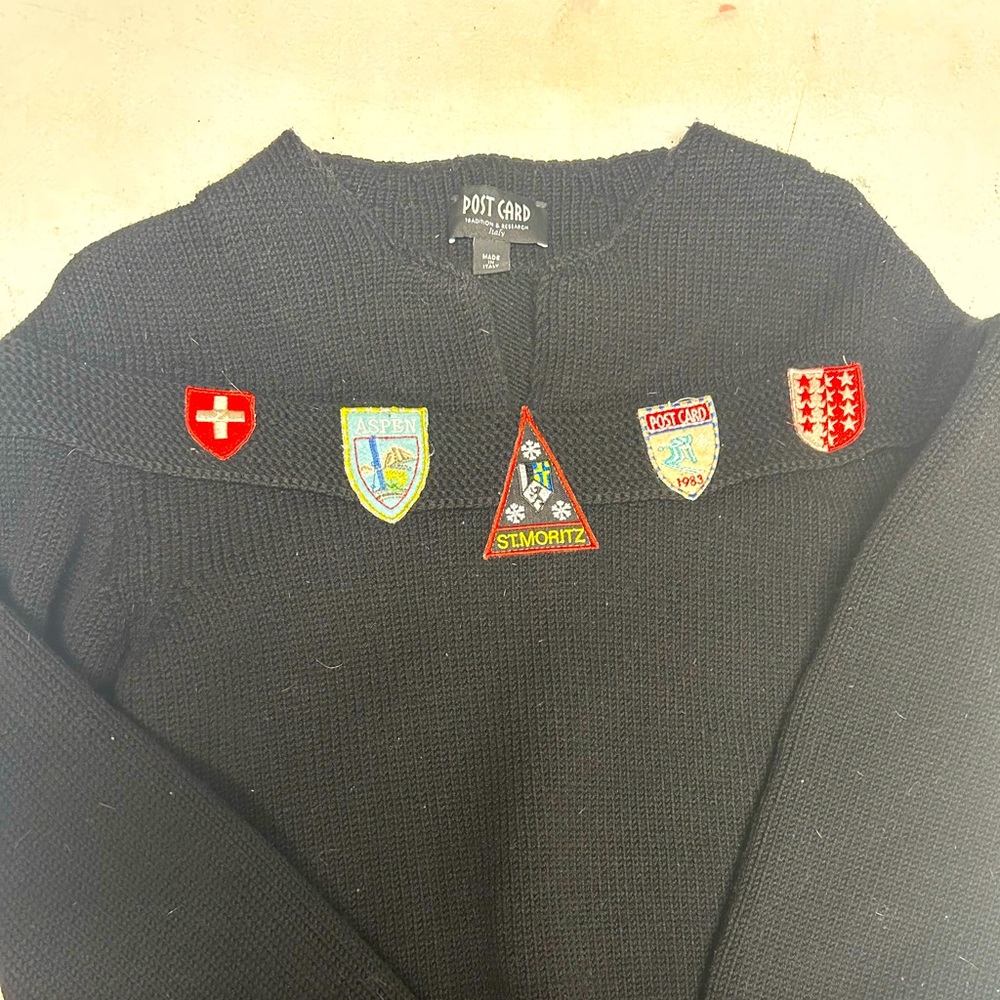 Post card winter sweater